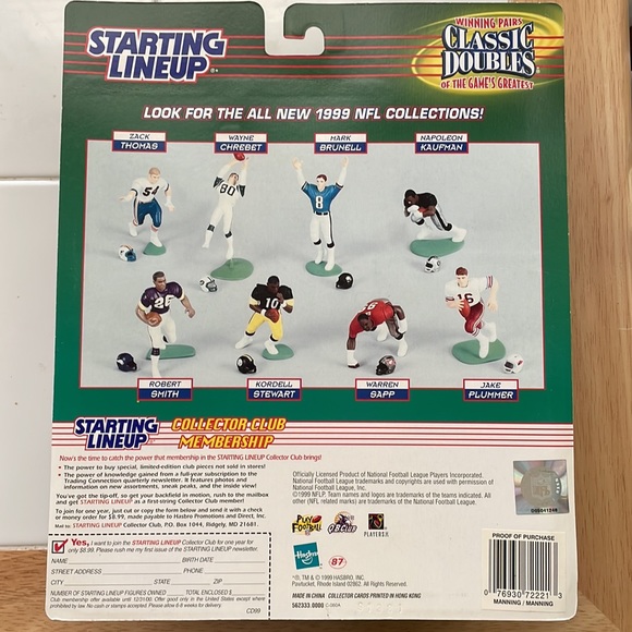 Starting Lineup NFL Football Classic Doubles Peyton Manning and Archie Manning - Picture 2 of 8